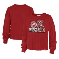 Футболка с длинным рукавом 47 Wisconsin Badgers, красный Now Foods