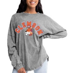 Футболка с длинным рукавом Gameday Couture Clemson Tigers, серый