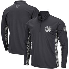 Куртка Colosseum Notre Dame Fighting Irish, угольный