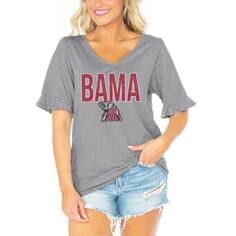 Футболка с коротким рукавом Gameday Couture Alabama Crimson Tide, серый