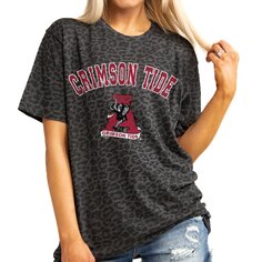 Футболка с коротким рукавом Gameday Couture Alabama Crimson Tide, леопардовый