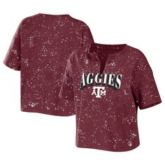 Футболка с коротким рукавом WEAR by Erin Andrews Texas A And M Aggies, бордовый