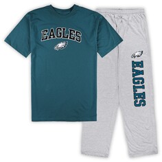 Пижамный комплект Concepts Sport Philadelphia Eagles, серый