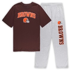 Пижамный комплект Concepts Sport Cleveland Browns, коричневый