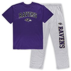 Пижамный комплект Concepts Sport Baltimore Ravens, серый