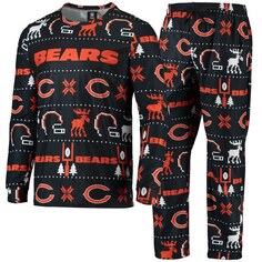 Пижамный комплект FOCO Chicago Bears, нави