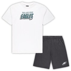 Пижамный комплект Concepts Sport Philadelphia Eagles, белый
