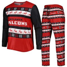 Пижамный комплект FOCO Atlanta Falcons, красный