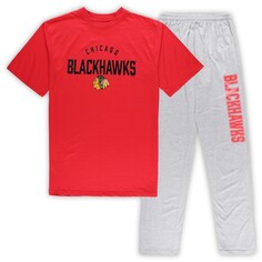 Пижамный комплект Profile Chicago Blackhawks, серый