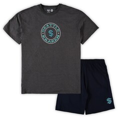 Пижамный комплект Concepts Sport Seattle Kraken, синий