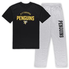 Пижамный комплект Profile Pittsburgh Penguins, черный