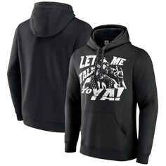 Пуловер с капюшоном WWE Authentic La Knight, черный