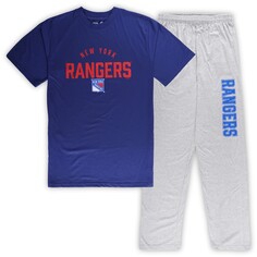Пижамный комплект Profile New York Rangers, серый