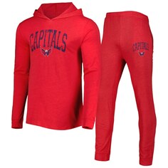 Пижамный комплект Concepts Sport Washington Capitals, красный