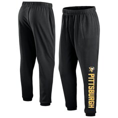 Спортивные брюки Fanatics Branded Pittsburgh Penguins, черный