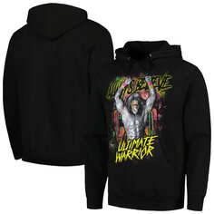 Пуловер с капюшоном WWE Authentic The Ultimate Warrior, черный