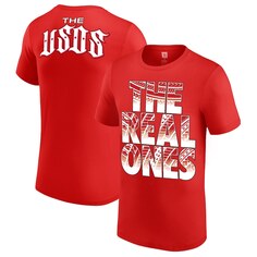 Футболка с коротким рукавом WWE Authentic The Usos, красный