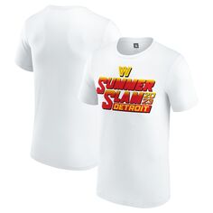 Футболка с коротким рукавом WWE Authentic Summerslam, белый