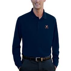 Поло с длинным рукавом Vantage Apparel Virginia Cavaliers, нави