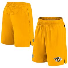 Шорты Fanatics Branded Nashville Predators, золотой