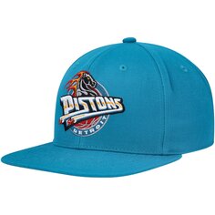 Бейсболка Mitchell &amp; Ness Detroit Pistons, бирюзовый