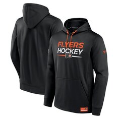 Пуловер с капюшоном Fanatics Branded Philadelphia Flyers, черный