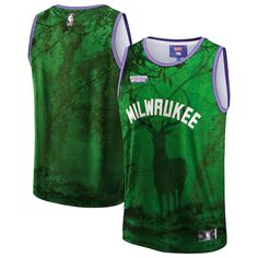 Джерси KidSuper Milwaukee Bucks, зеленый