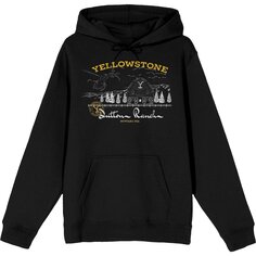 Пуловер с капюшоном BIOWORLD Yellowstone, черный