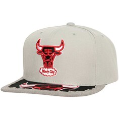 Бейсболка Mitchell &amp; Ness Chicago Bulls, серый