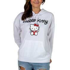 Пуловер с капюшоном BIOWORLD Hello Kitty &amp; Friends, белый