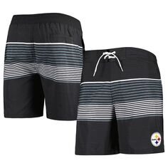 Пляжные шорты G-III Sports by Carl Banks Pittsburgh Steelers, черный