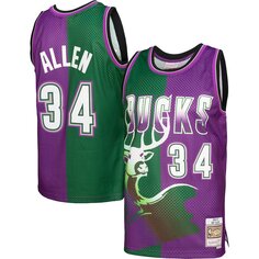 Джерси Mitchell &amp; Ness Milwaukee Bucks, зеленый