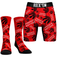 Боксеры Rock Em Socks Toronto Raptors, красный