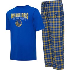 Пижамный комплект College Concepts Golden State Warriors, роял