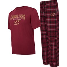 Пижамный комплект College Concepts Cleveland Cavaliers, бордовый