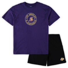 Пижамный комплект Concepts Sport Los Angeles Lakers, фиолетовый