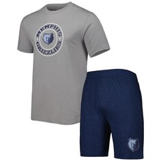 Пижамный комплект Concepts Sport Memphis Grizzlies, серый