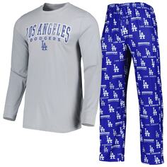 Пижамный комплект Concepts Sport Los Angeles Dodgers, роял