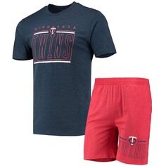 Пижамный комплект Concepts Sport Minnesota Twins, красный