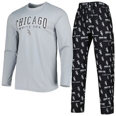 Пижамный комплект Concepts Sport Chicago White Sox, черный