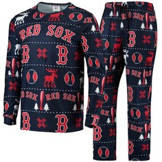 Пижамный комплект FOCO Boston Red Sox, нави