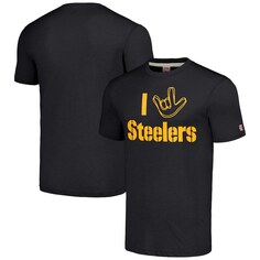 Футболка с коротким рукавом Homage Pittsburgh Steelers, угольный