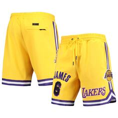 Шорты Pro Standard Los Angeles Lakers, золотой