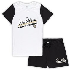 Пижамный комплект Concepts Sport New Orleans Saints, белый