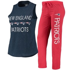 Пижамный комплект Concepts Sport New England Patriots, красный