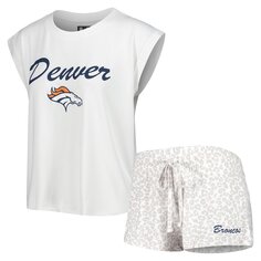 Пижамный комплект Concepts Sport Denver Broncos, белый