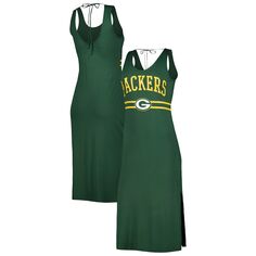 Платье макси G-III 4Her by Carl Banks Green Bay Packers, зеленый
