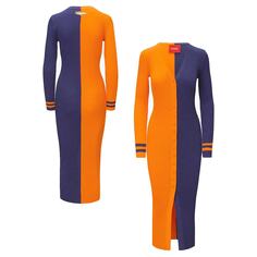 Платье-свитер STAUD Denver Broncos, оранжевый