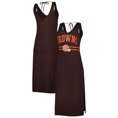 Платье макси G-III 4Her by Carl Banks Cleveland Browns, коричневый