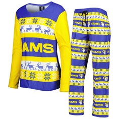 Пижамный комплект FOCO Los Angeles Rams, роял